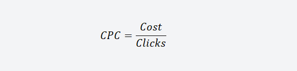 Cost per Click formula
